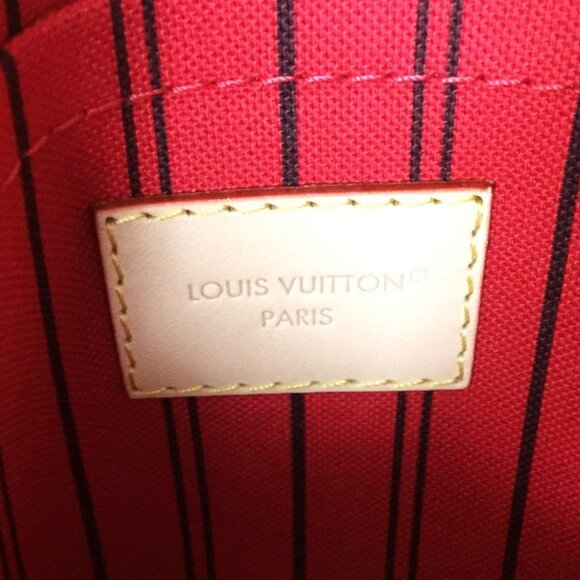 LOUIS VUITTON 2025 Neverfull MM Monogram Pochette Wristlet - 8/17/25 - Picture 8 of 14